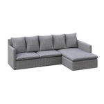Ecksofa DINA rechts grau