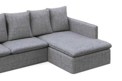Ecksofa DINA rechts grau - Image 7