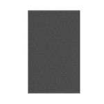 Badteppich 50 x 80 cm anthrazit