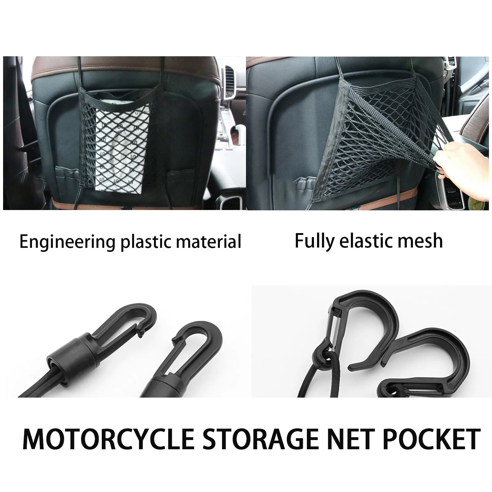 Praktisches Motorrad-Gepäcknetz –