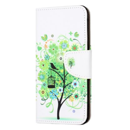 iPhone 15 Buch Etui Tasche mit Kartenfach Baum - Image 3