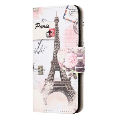 iPhone 15 Buch Etui Tasche mit Kartenfach Eiffelturm - Image 4
