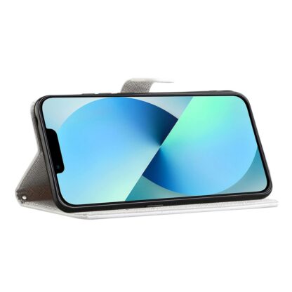 iPhone 15 Buch Etui Tasche mit Kartenfach Feder - Image 3
