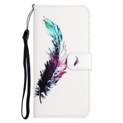 iPhone 15 Buch Etui Tasche mit Kartenfach Feder - Image 4