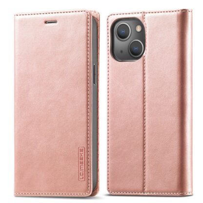 iPhone 15 Leder Buch Etui Tasche mit Kartenfach - Image 5