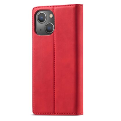 iPhone 15 Leder Buch Etui Tasche mit Kartenfach - Image 2