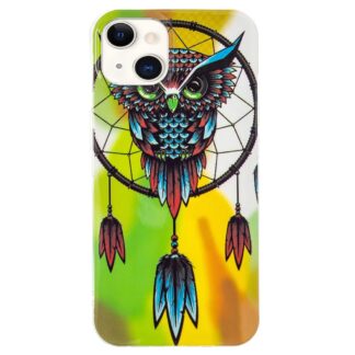 iPhone 15 Leuchtende Glow Gummi Schutzhülle Dreamcatcher