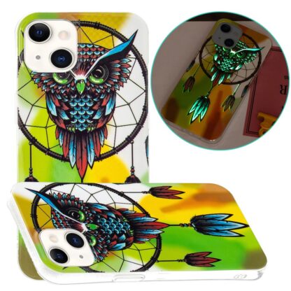 iPhone 15 Leuchtende Glow Gummi Schutzhülle Dreamcatcher - Image 5