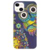 iPhone 15 Leuchtende Glow Gummi Schutzhülle Eule