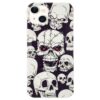 iPhone 15 Leuchtende Glow Gummi Schutzhülle Skulls