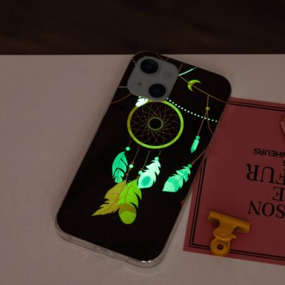iPhone 15 Leuchtende Glow Gummi Schutzhülle Traumfänger - Image 2