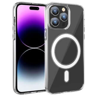 iPhone 15 Pro Gummi Schutzhülle MagSafe Transparent