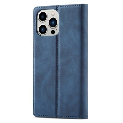 iPhone 15 Pro Leder Buch Etui Tasche mit Kartenfach - Image 6