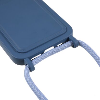 iPhone 15 Pro Max Handykette Halsband Silikon Hülle mit Kreditkartenfach - Image 5