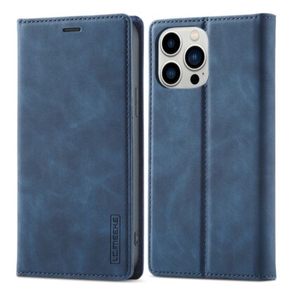 iPhone 15 Pro Max Leder Buch Etui Tasche mit Kartenfach - Image 6