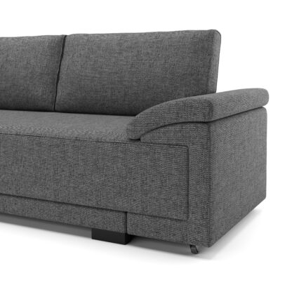 Ecksofa mit Schlaffunktion LYNN links anthrazit - Image 7