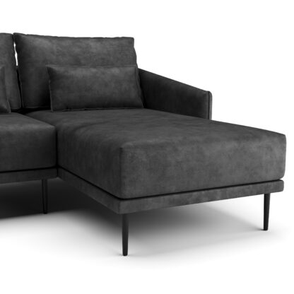 Ecksofa Leder LIV rechts anthrazit - Image 5