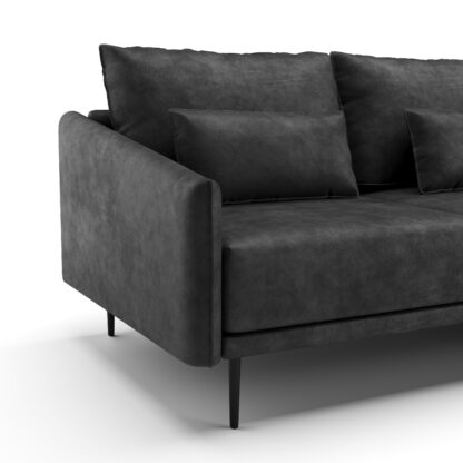 Ecksofa Leder LIV rechts anthrazit - Image 6