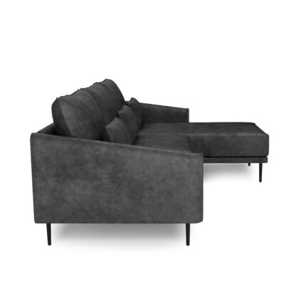 Ecksofa Leder LIV rechts anthrazit - Image 3