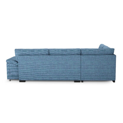 Ecksofa mit Schlaffunktion LYNN links blau - Image 4