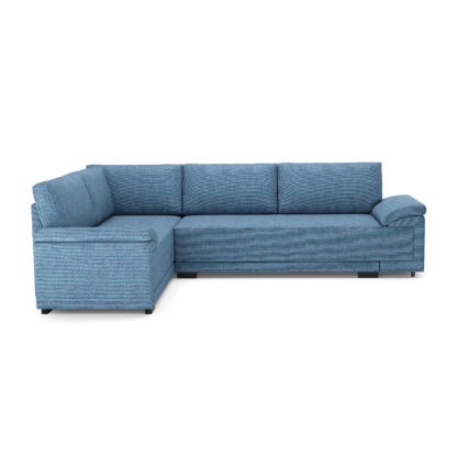 Ecksofa mit Schlaffunktion LYNN links blau - Image 2