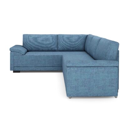 Ecksofa mit Schlaffunktion LYNN links blau - Image 5