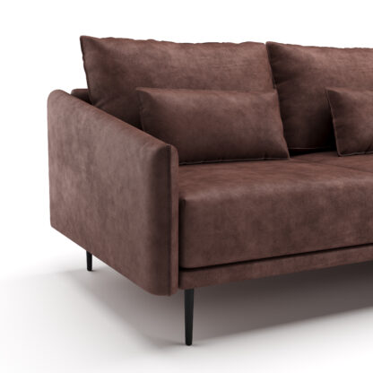 Ecksofa Leder LIV rechts braun - Image 6