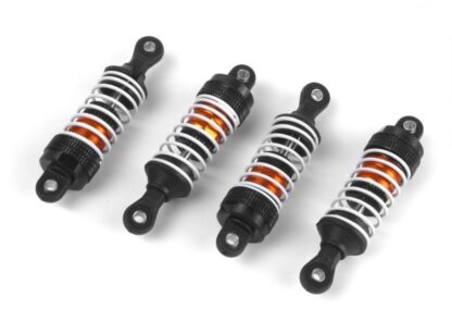 Aluminum Oil-Filled Shock Absorber Set (Orange/4pcs)