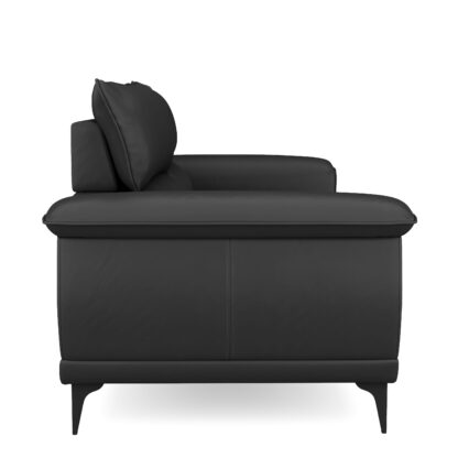 Sofa Leder GAVIN 3-Sitzer schwarz - Image 4
