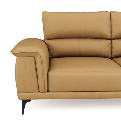 Sofa Leder GAVIN 3-Sitzer braun - Image 5