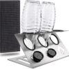 Flaschenhalter Edelstahl für 3 Flaschen Z-  Silber Sodastream