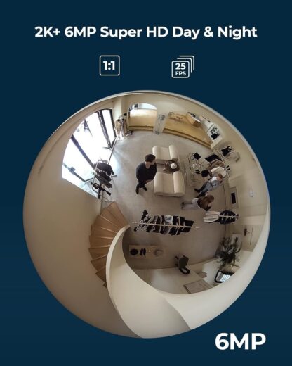 Reolink Fisheye WIFI 360° Panorama Überwachungskamera - Image 4