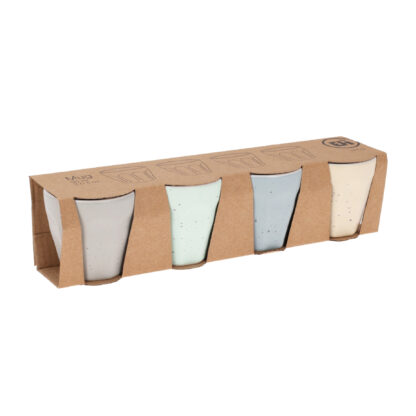 Espressotasse Porzellan 4er Set 90 ml Speckle - Image 2