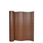 Sichtschutzmatte PVC 500 x 120 cm braun