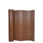 Sichtschutzmatte PVC 500 x 140 cm braun