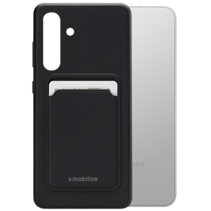 Mobilize Cardcase TPU Back Cover Schwarz Samsung Galaxy S24