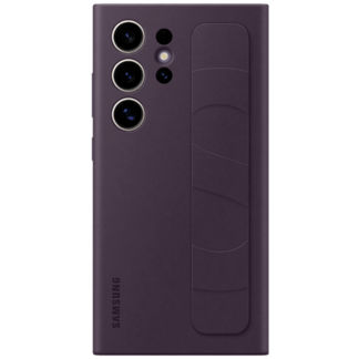 Samsung Standing Silikon Back Cover Lila Samsung Galaxy S24 Ultra