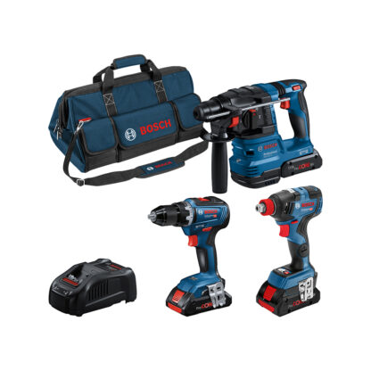 3Tool Kit GSR 18V-55+ GDX 18V-200+ GBH 18V-22+ 3 x 4.0Ah (PC)+ GAL 1880CV (C)