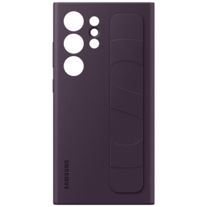 Samsung Standing Silikon Back Cover Lila Samsung Galaxy S24 Ultra - Image 4