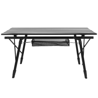 Campingtisch klappbar DOLF 90 x 51 cm schwarz - Image 2
