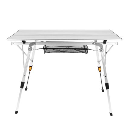 Campingtisch klappbar DOLF 90 x 51 cm silber - Image 2