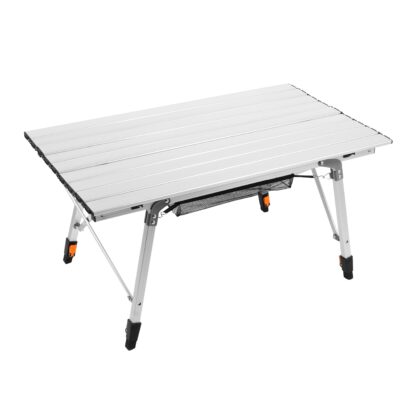 Campingtisch klappbar DOLF 90 x 51 cm silber - Image 3