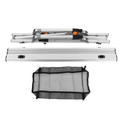 Campingtisch klappbar DOLF 90 x 51 cm silber - Image 7