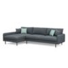 Ecksofa LEAH links anthrazit
