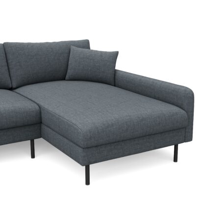 Ecksofa LEAH rechts anthrazit - Image 5