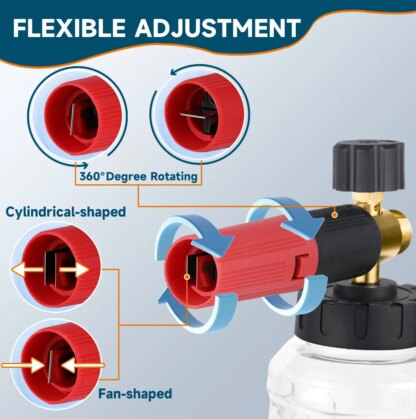 Schäumer-Pistolen-Aufsatz für Auto-Reinigung - Image 3