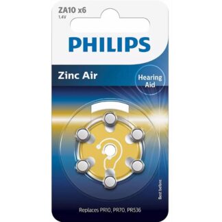 Philips Knopfzelle Hörgerätbatterie ZA10 1 Stück