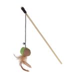 Katzenspielzeug Angel mit Glocke 40 cm