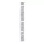 Bücherregal LIBERTY 21 x 184 cm weiss