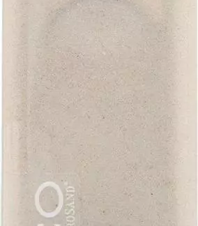 Dekosand 0.5mm natur - Flasche eckig  Inhalt: 825gramm/ 550ml  Deckel: silber [6 Stk.]